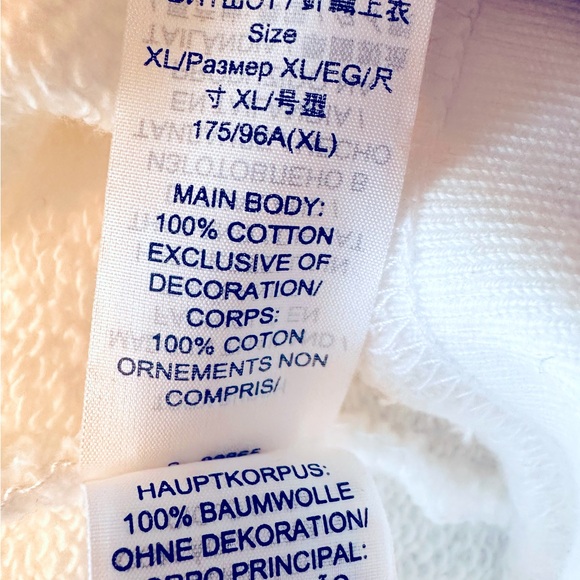 NWT Tory Burch Relaxed Heavy French Terry Crew and Jogger Set - Picture 11 of 13